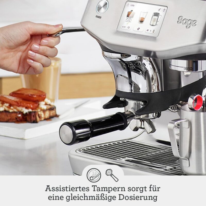 Sage - The Barista Touch Impress - Kaffeevollautomat mit automatischem Milchaufschäumer - Gebürsteter Edelstahl – Bild 7