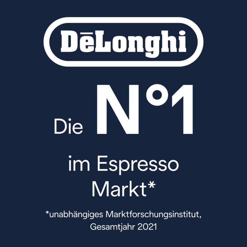 De'Longhi Magnifica Evo ECAM 292.81.B Kaffeevollautomat mit LatteCrema Milchsystem, 7 Direktwahltasten für Cappuccino, Espresso und weitere Kaffeespezialitäten, 2-Tassen-Funktion, Schwarz – Bild 2