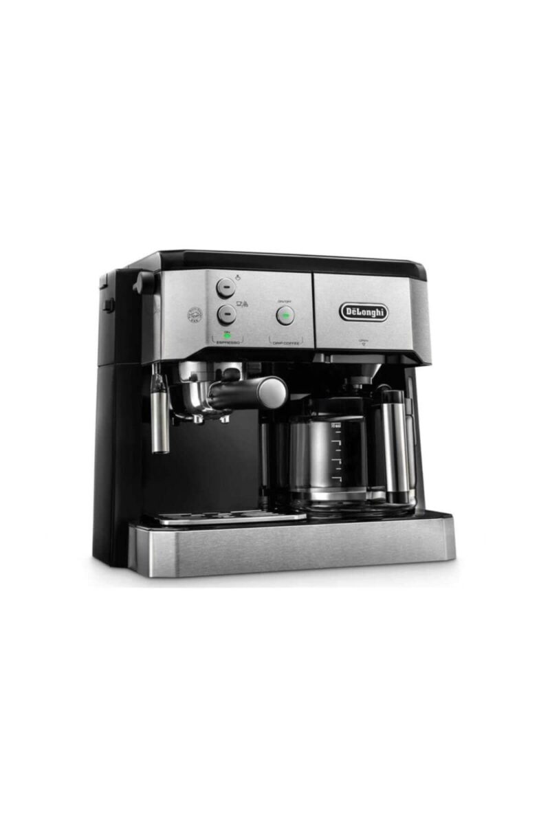 De'Longhi Kombikaffeemaschine BCO 421.S – Kaffeemaschine mit Espresso-Siebträger und Filterkaffee