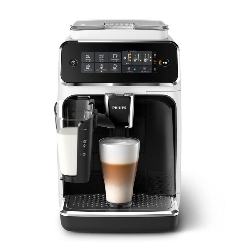 PHILIPS Kaffeevollautomaten, Weiß, ohne WLAN-Konnektivität