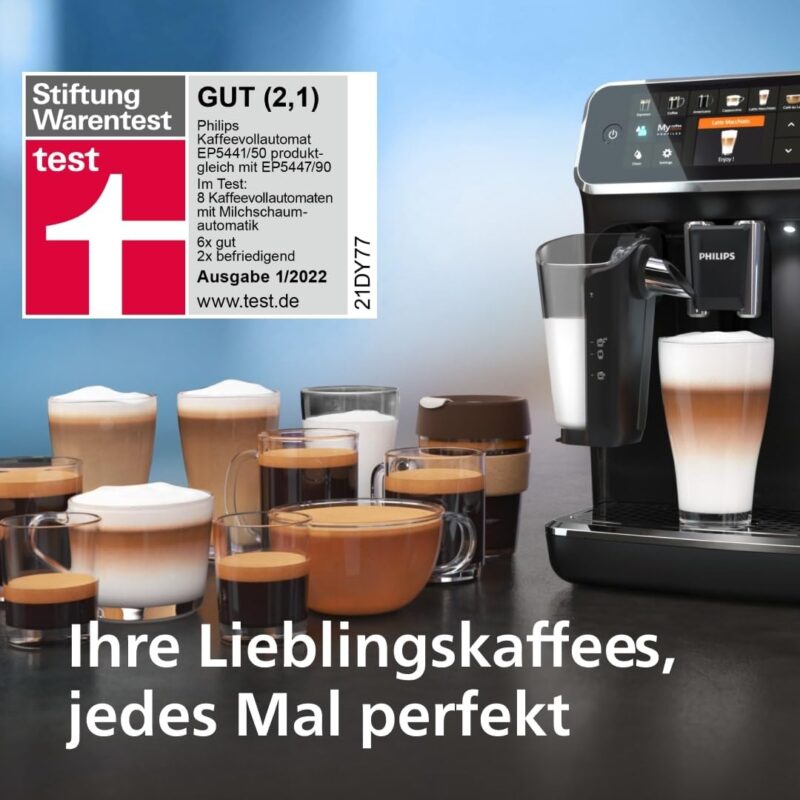 PHILIPS Espressomaschine der Serie 5400 – Genießen Sie 12 Getränke – Bild 3