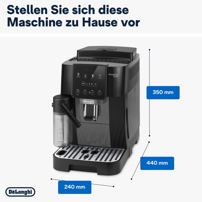 De'Longhi Magnifica Start ECAM222.60.BG, Kaffeevollautomat mit LatteCrema-Milchsystem – Bild 8