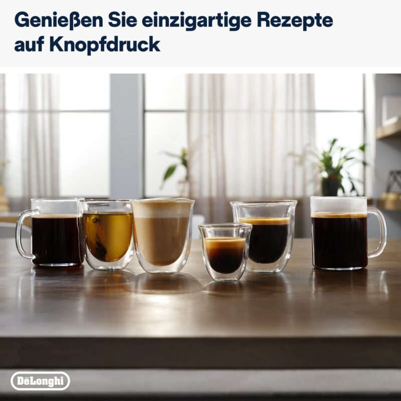 De'Longhi Magnifica Evo ECAM 292.33.SB Kaffeevollautomat mit Milchaufschäumdüse, 5 Direktwahltasten – Bild 5