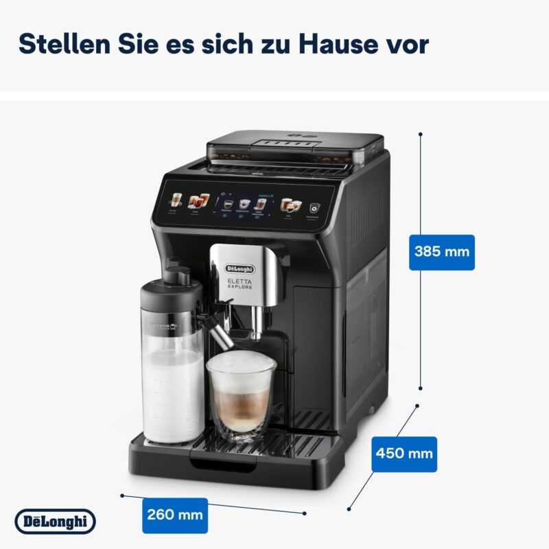 De'Longhi Eletta Explore ECAM452.57.G Kaffeevollautomat mit LatteCrema Milchsystem – Bild 10