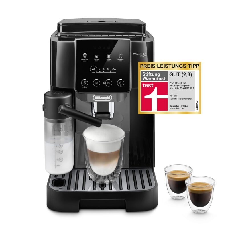 De'Longhi Magnifica Start ECAM222.60.BG, Kaffeevollautomat mit LatteCrema-Milchsystem