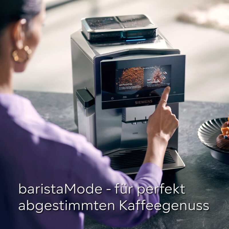 SIEMENS Kaffeevollautomat EQ900 TQ905D03, App-Steuerung, Full-Touch Display – Bild 52