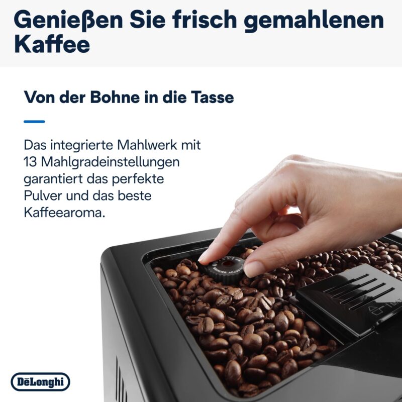 De'Longhi Eletta Evo ECAM 46.860.B Kaffeevollautomat mit LatteCrema Milchsystem, Cappuccino – Bild 5