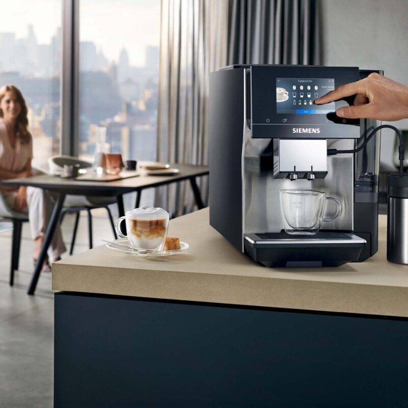 SIEMENS Kaffeevollautomat EQ900 TQ905D03, App-Steuerung, Full-Touch Display – Bild 32