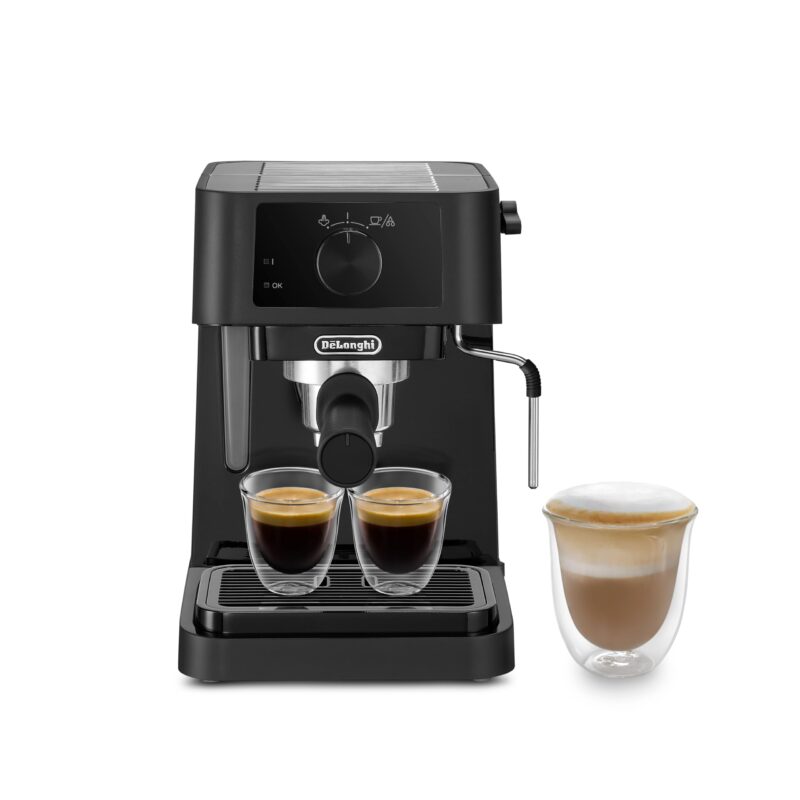 De'Longhi Manuelle Kaffeemaschine Stilosa EC260.W, 15 Bar Druck, Cappuccino-System – Bild 3