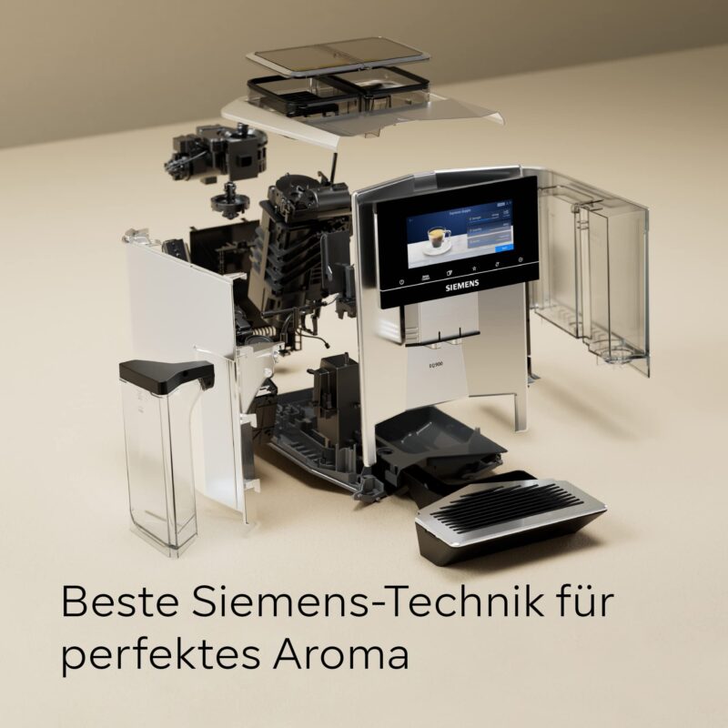 SIEMENS Kaffeevollautomat EQ900 TQ905D03, App-Steuerung, Full-Touch Display – Bild 56