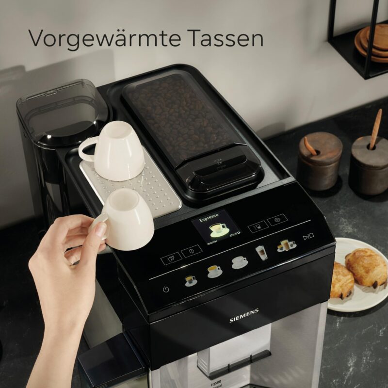 Siemens Kaffeevollautomat EQ500 integral TQ513D01, viele Kaffeespezialitäten – Bild 16