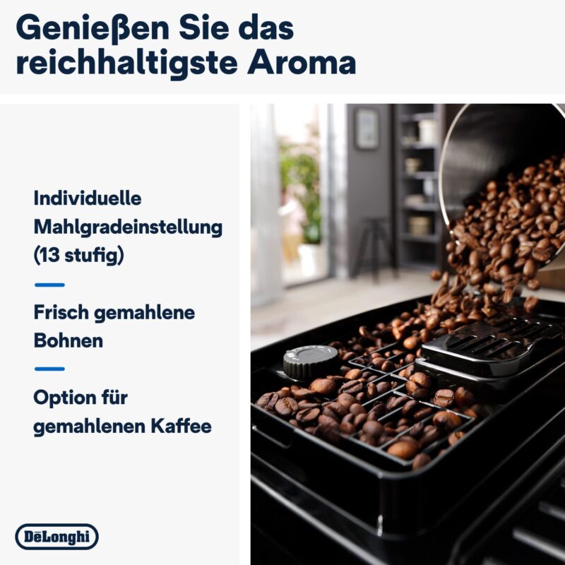 De'Longhi Magnifica Start ECAM222.60.BG, Kaffeevollautomat mit LatteCrema-Milchsystem – Bild 11