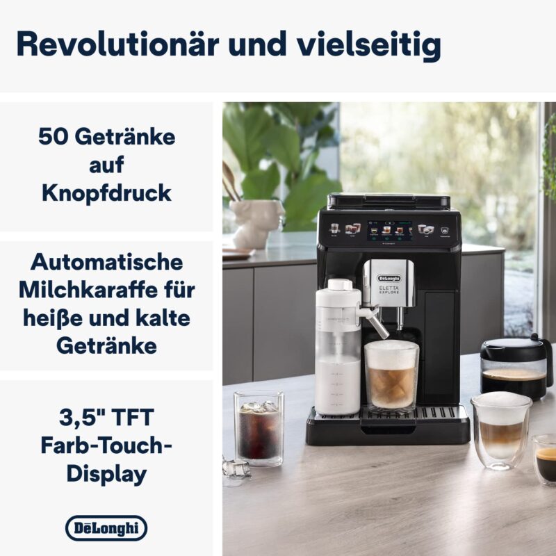 De'Longhi Eletta Explore ECAM452.57.G Kaffeevollautomat mit LatteCrema Milchsystem – Bild 12