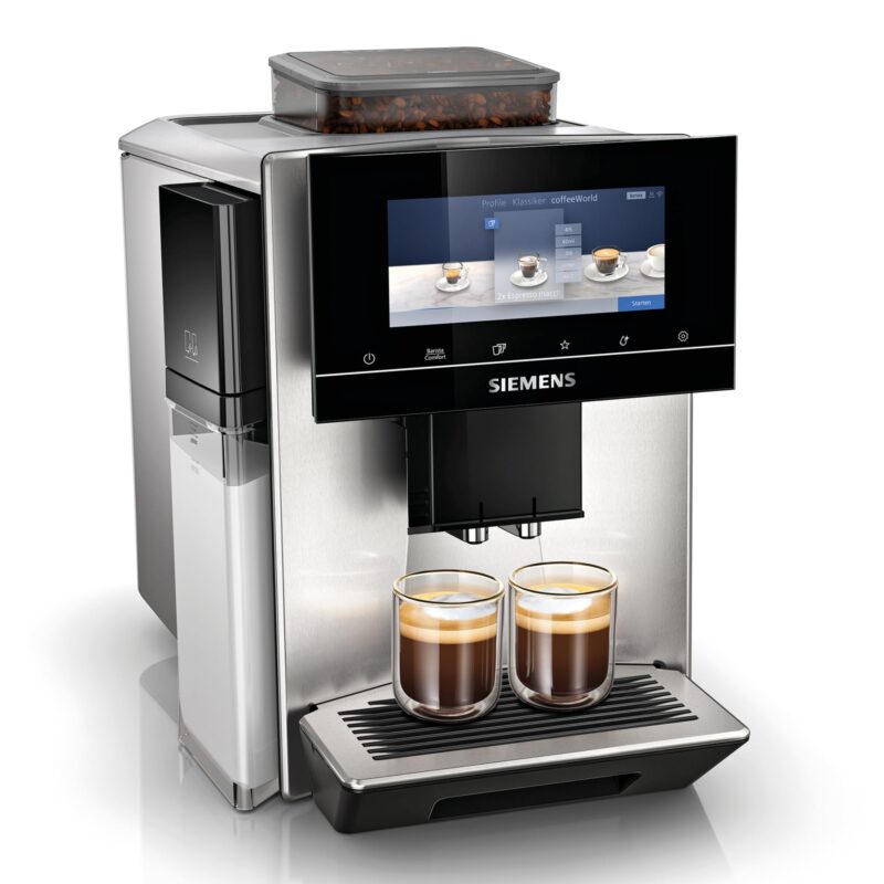 SIEMENS Kaffeevollautomat EQ900 TQ905D03, App-Steuerung, Full-Touch Display – Bild 4