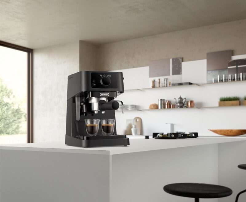 De'Longhi Manuelle Kaffeemaschine Stilosa EC260.W, 15 Bar Druck, Cappuccino-System – Bild 17