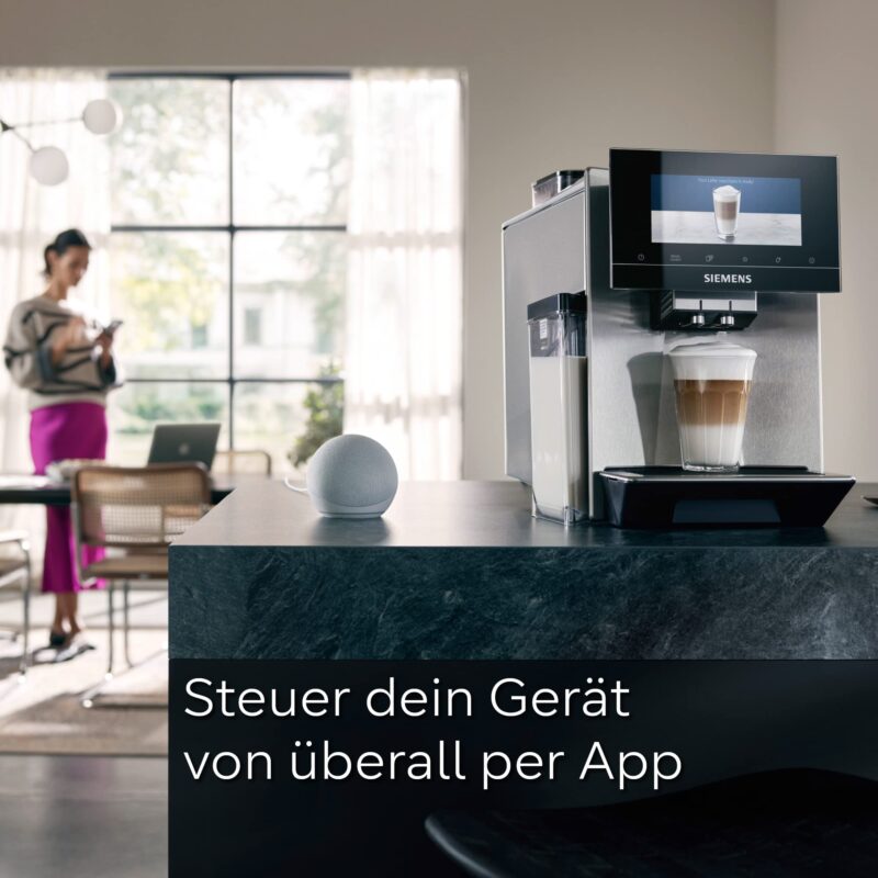 SIEMENS Kaffeevollautomat EQ900 TQ905D03, App-Steuerung, Full-Touch Display – Bild 53