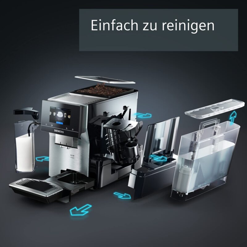 SIEMENS Kaffeevollautomat EQ900 TQ905D03, App-Steuerung, Full-Touch Display – Bild 21