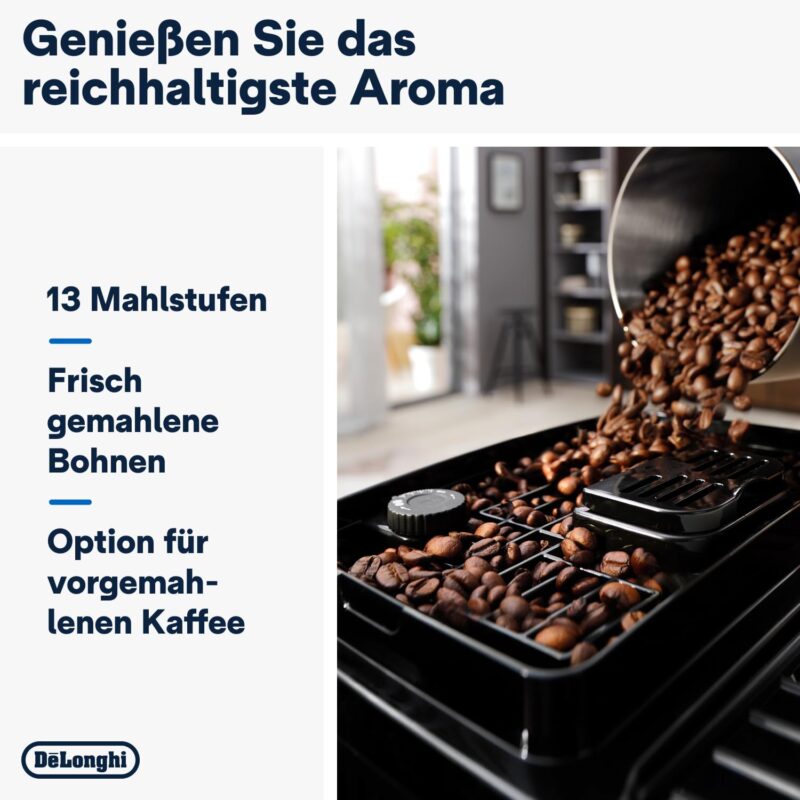 De'Longhi Magnifica Start ECAM222.60.BG, Kaffeevollautomat mit LatteCrema-Milchsystem – Bild 5