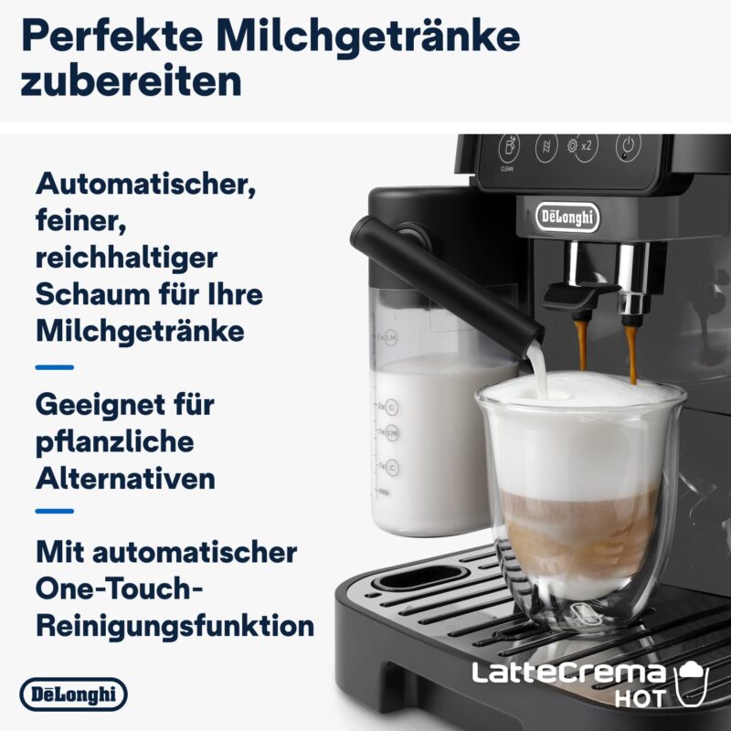 De'Longhi Magnifica Start ECAM222.60.BG, Kaffeevollautomat mit LatteCrema-Milchsystem – Bild 6