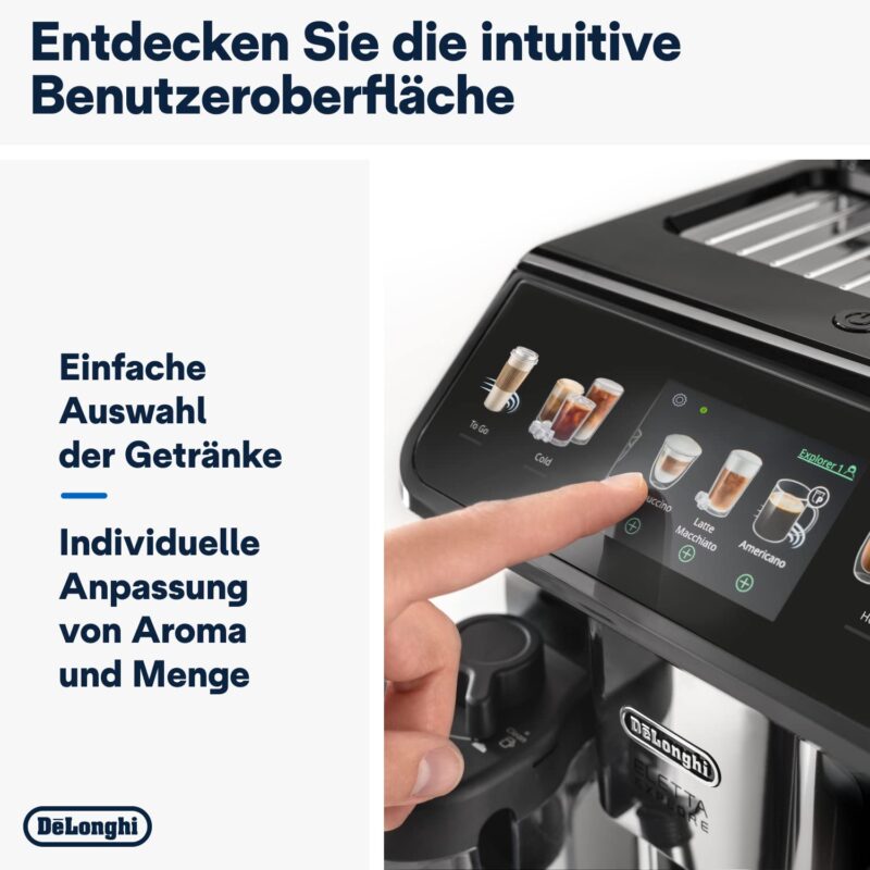 De'Longhi Eletta Explore ECAM452.57.G Kaffeevollautomat mit LatteCrema Milchsystem – Bild 17