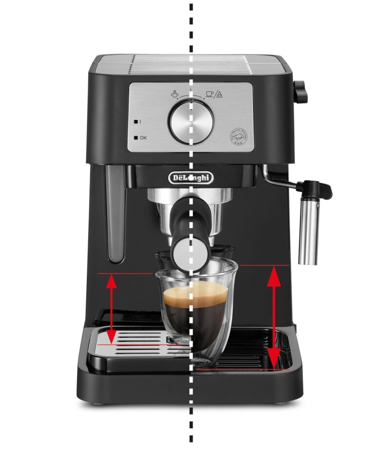 De'Longhi Manuelle Kaffeemaschine Stilosa EC260.W, 15 Bar Druck, Cappuccino-System – Bild 8