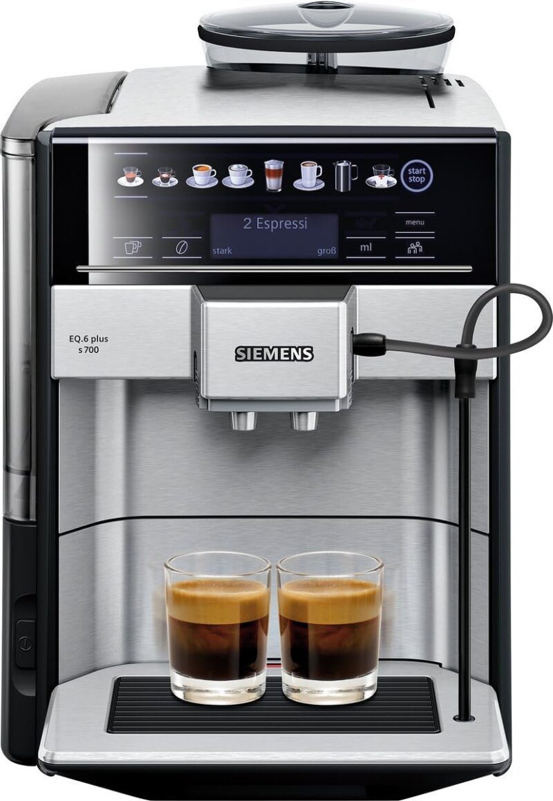 Siemens Kaffeevollautomat EQ.6 plus s700 TE657503DE, für viele Kaffeespezialitäten