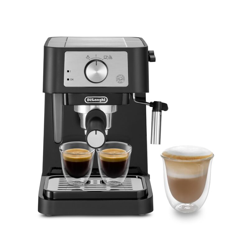 De'Longhi Manuelle Kaffeemaschine Stilosa EC260.W, 15 Bar Druck, Cappuccino-System – Bild 2