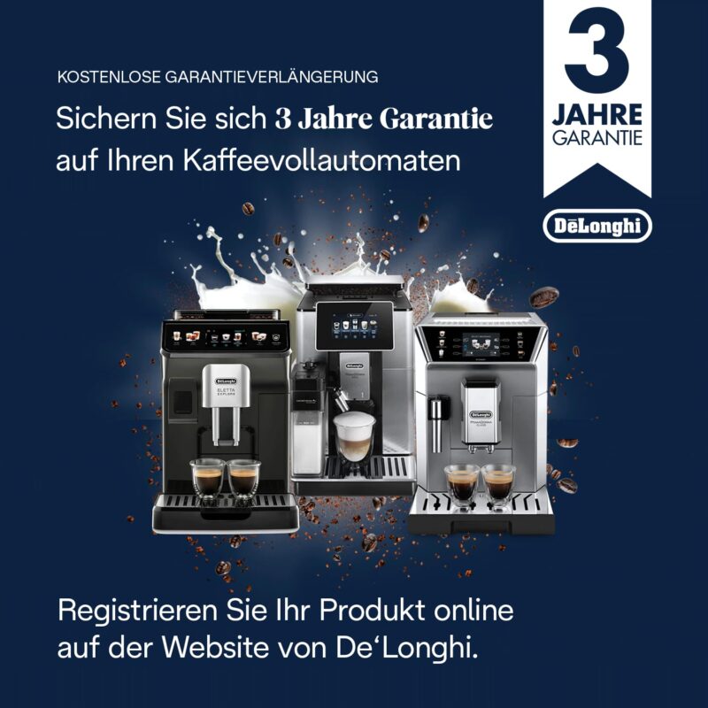 De'Longhi Eletta Evo ECAM 46.860.B Kaffeevollautomat mit LatteCrema Milchsystem, Cappuccino – Bild 16