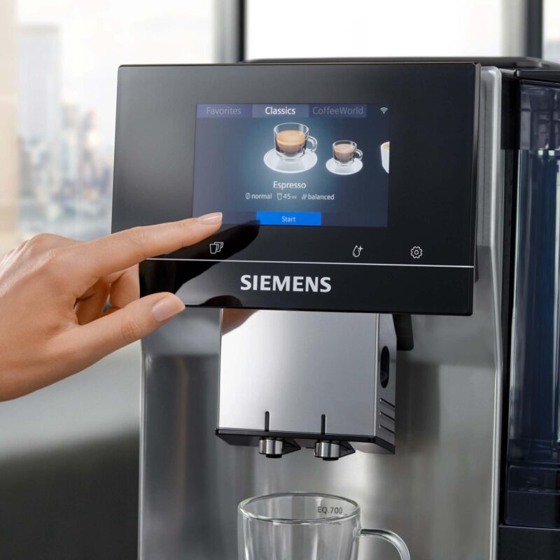 SIEMENS Kaffeevollautomat EQ900 TQ905D03, App-Steuerung, Full-Touch Display – Bild 29