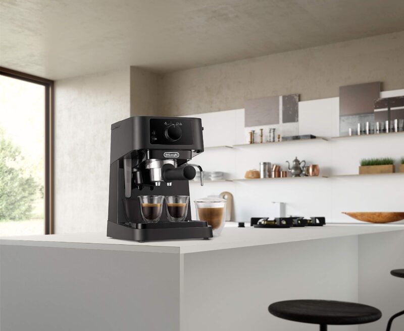 De'Longhi Manuelle Kaffeemaschine Stilosa EC260.W, 15 Bar Druck, Cappuccino-System – Bild 20