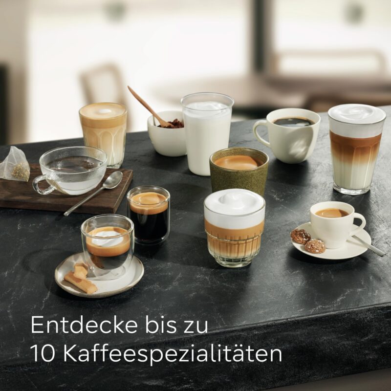 Siemens Kaffeevollautomat EQ500 integral TQ513D01, viele Kaffeespezialitäten – Bild 10