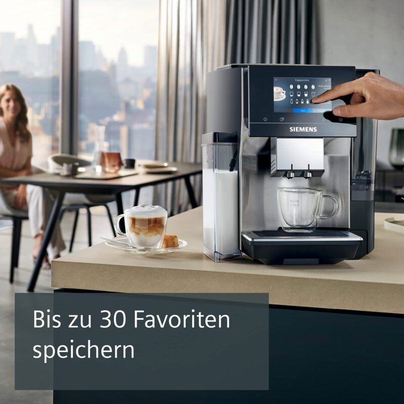 SIEMENS Kaffeevollautomat EQ900 TQ905D03, App-Steuerung, Full-Touch Display – Bild 23