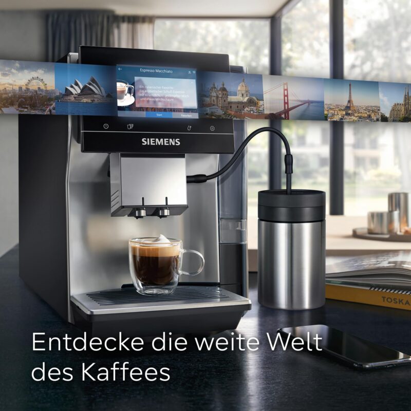 Siemens Kaffeevollautomat EQ700 classic TP715D01, App-Steuerung, Cold Brew – Bild 9