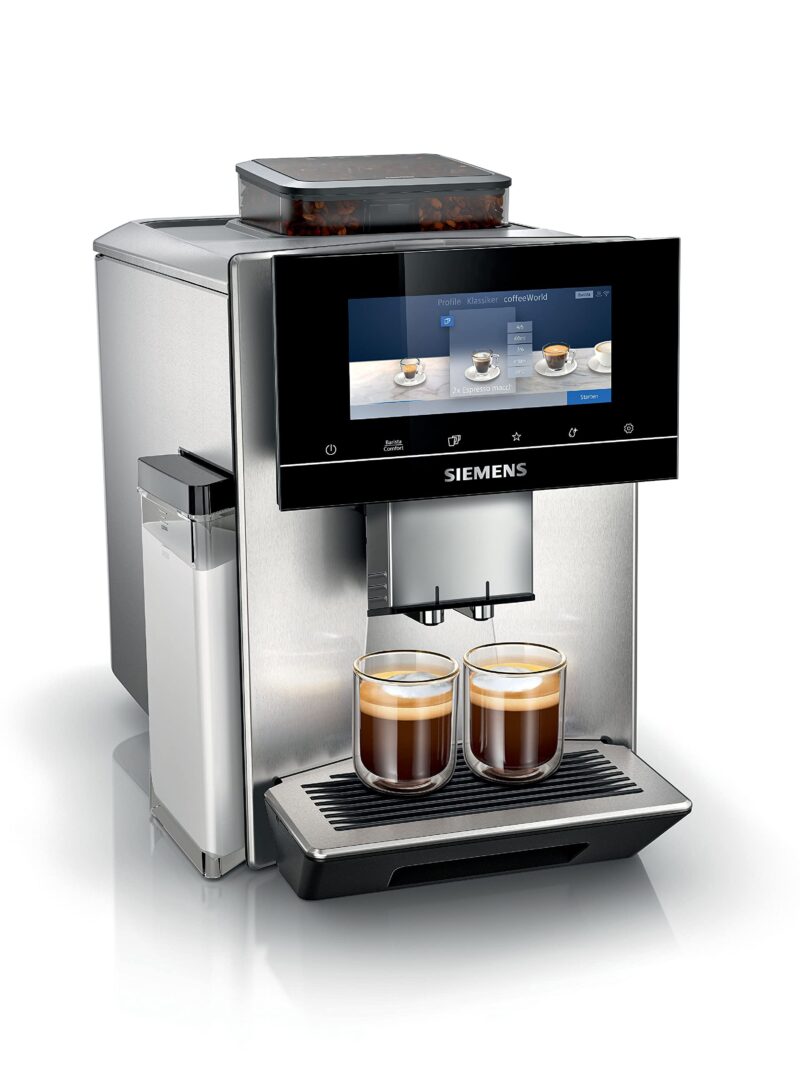 SIEMENS Kaffeevollautomat EQ900 TQ905D03, App-Steuerung, Full-Touch Display